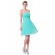 A-Line Empire Sweetheart Green Chiffon Short Bridesmaid Dresses/Wedding Party Dresses/Maternity Dresses BD010227