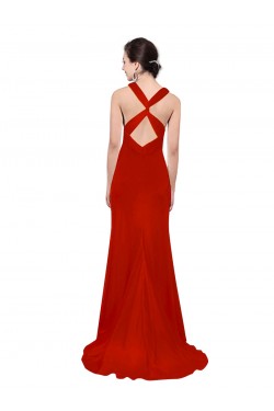Trumpet/Mermaid V-Neck Floor-Length Bridesmaid Dresses/Wedding Party Dresses BD010235