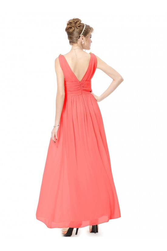 A-Line V-Neck Long Chiffon Bridesmaid Dresses/Wedding Party Dresses BD010239 A-Line V-Neck Long Chiffon Bridesmaid Dresses/Wedding Party Dresses BD010239