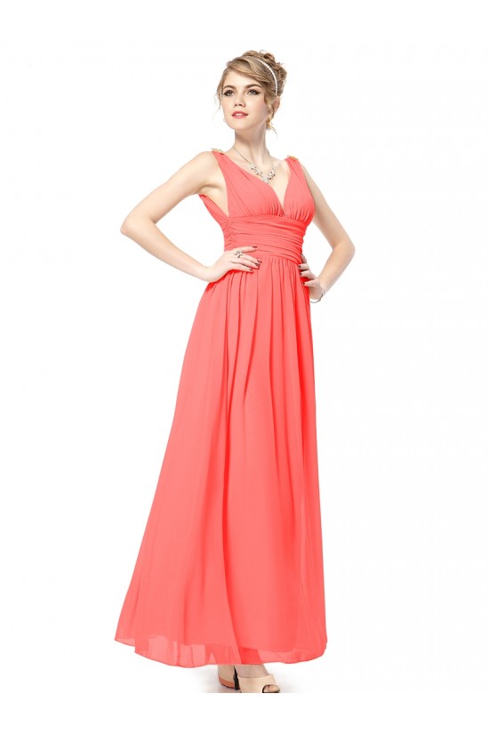 A-Line V-Neck Long Chiffon Bridesmaid Dresses/Wedding Party Dresses BD010239 A-Line V-Neck Long Chiffon Bridesmaid Dresses/Wedding Party Dresses BD010239