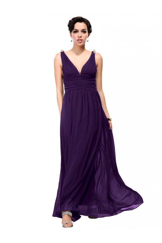 A-Line V-Neck Long Purple Chiffon Bridesmaid Dresses/Wedding Party Dresses BD010242 A-Line V-Neck Long Purple Chiffon Bridesmaid Dresses/Wedding Party Dresses BD010242