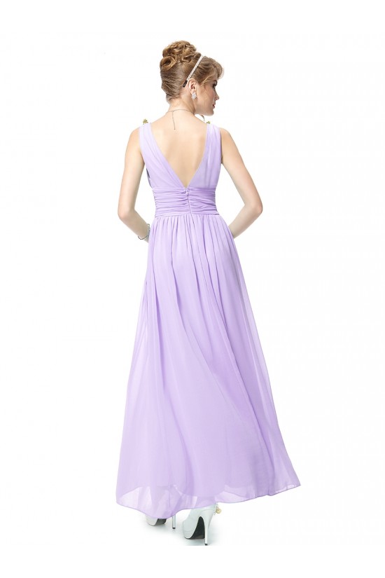 A-Line V-Neck Long Lilac Chiffon Bridesmaid Dresses/Wedding Party Dresses BD010243 A-Line V-Neck Long Lilac Chiffon Bridesmaid Dresses/Wedding Party Dresses BD010243