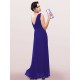 A-Line V-Neck Long Royal Blue Chiffon Bridesmaid Dresses/Wedding Party Dresses BD010244 A-Line V-Neck Long Royal Blue Chiffon Bridesmaid Dresses/Wedding Party Dresses BD010244