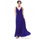 A-Line V-Neck Long Royal Blue Chiffon Bridesmaid Dresses/Wedding Party Dresses BD010244 A-Line V-Neck Long Royal Blue Chiffon Bridesmaid Dresses/Wedding Party Dresses BD010244
