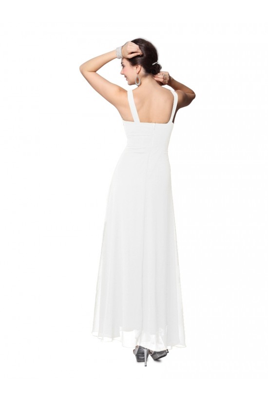 Empire Long White Beaded Chiffon Bridesmaid Dresses/Wedding Party Dresses/Maternity Evening Dresses BD010260 Empire Long White Beaded Chiffon Bridesmaid Dresses/Wedding Party Dresses/Maternity Evening Dresses BD010260