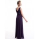 Sheath V-Neck Long Grape Chiffon Bridesmaid Dresses/Evening Dresses BD010266 Sheath V-Neck Long Grape Chiffon Bridesmaid Dresses/Evening Dresses BD010266