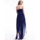 High Low Strapless Royal Blue Chiffon Bridesmaid Dresses/Evening Dresses BD010276 High Low Strapless Royal Blue Chiffon Bridesmaid Dresses/Evening Dresses BD010276