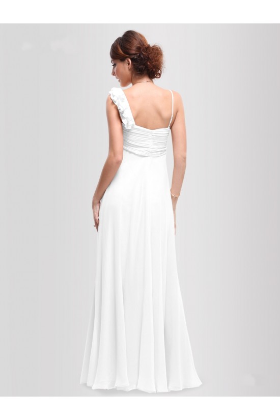 Empire Long White Chiffon Bridesmaid Dresses/Evening Dresses/Maternity Dresses BD010282 Empire Long White Chiffon Bridesmaid Dresses/Evening Dresses/Maternity Dresses BD010282
