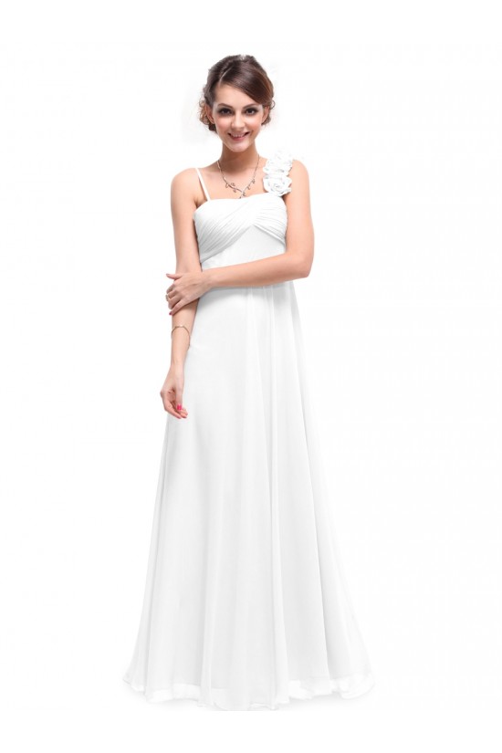 Empire Long White Chiffon Bridesmaid Dresses/Evening Dresses/Maternity Dresses BD010282 Empire Long White Chiffon Bridesmaid Dresses/Evening Dresses/Maternity Dresses BD010282