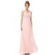 A-Line One-Shoulder Sweetheart Long Pink Chiffon Bridesmaid Dresses/Evening Dresses BD010286 A-Line One-Shoulder Sweetheart Long Pink Chiffon Bridesmaid Dresses/Evening Dresses BD010286