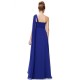 Empire One-Shoulder Long Royal Blue Chiffon Bridesmaid Dresses/Evening Dresses/Maternity Dresses BD010292 Empire One-Shoulder Long Royal Blue Chiffon Bridesmaid Dresses/Evening Dresses/Maternity Dresses BD010292
