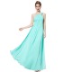Empire One-Shoulder Long Light Blue Chiffon Bridesmaid Dresses/Evening Dresses/Maternity Dresses BD010293 Empire One-Shoulder Long Light Blue Chiffon Bridesmaid Dresses/Evening Dresses/Maternity Dresses BD010293