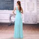 A-Line One-Shoulder Long Blue Chiffon Bridesmaid Dresses/Wedding Party Dresses BD010310 A-Line One-Shoulder Long Blue Chiffon Bridesmaid Dresses/Wedding Party Dresses BD010310