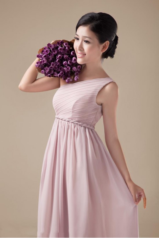 Empire One-Shoulder Long Chiffon Bridesmaid Dresses/Evening Dresses/Maternity Dresses BD010311 Empire One-Shoulder Long Chiffon Bridesmaid Dresses/Evening Dresses/Maternity Dresses BD010311