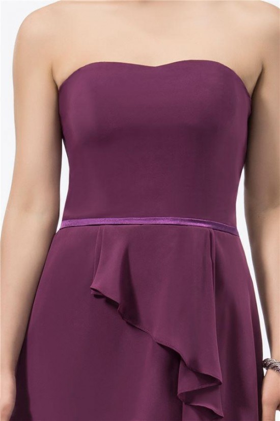 A-Line Strapless Short Chiffon Bridesmaid Dresses/Wedding Party Dresses BD010314 A-Line Strapless Short Chiffon Bridesmaid Dresses/Wedding Party Dresses BD010314