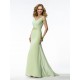 Sheath V-Neck Green Beaded Long Chiffon Bridesmaid Dresses/Evening Dresses BD010317 Sheath V-Neck Green Beaded Long Chiffon Bridesmaid Dresses/Evening Dresses BD010317