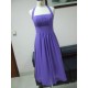 A-Line Halter Short Chiffon Bridesmaid Dresses/Wedding Party Dresses BD010330