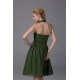 A-Line Halter Short Green Chiffon Bridesmaid Dresses/Wedding Party Dresses BD010356 A-Line Halter Short Green Chiffon Bridesmaid Dresses/Wedding Party Dresses BD010356