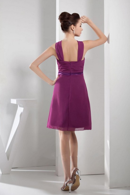 A-Line Short Chiffon Bridesmaid Dresses/Wedding Party Dresses BD010380 A-Line Short Chiffon Bridesmaid Dresses/Wedding Party Dresses BD010380