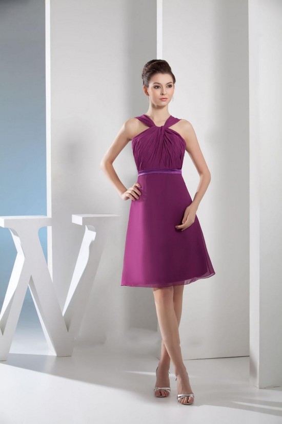 A-Line Short Chiffon Bridesmaid Dresses/Wedding Party Dresses BD010380 A-Line Short Chiffon Bridesmaid Dresses/Wedding Party Dresses BD010380