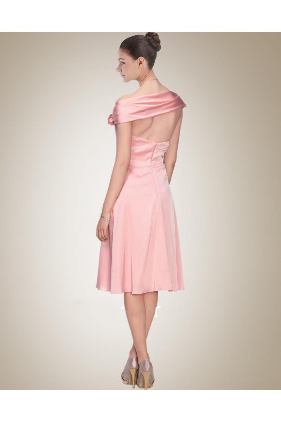 A-Line Short Pink Bridesmaid Dresses/Wedding Party Dresses BD010384