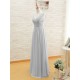A-Line Long Chiffon Bridesmaid Dresses/Wedding Party Dresses BD010394