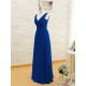 A-Line Long Royal Blue Chiffon Bridesmaid Dresses/Wedding Party Dresses BD010396 A-Line Long Royal Blue Chiffon Bridesmaid Dresses/Wedding Party Dresses BD010396