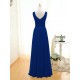 A-Line Long Royal Blue Chiffon Bridesmaid Dresses/Wedding Party Dresses BD010396 A-Line Long Royal Blue Chiffon Bridesmaid Dresses/Wedding Party Dresses BD010396