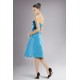 A-Line Strapless Blue Knee-Length Bridesmaid Dresses/Wedding Party Dresses BD010402