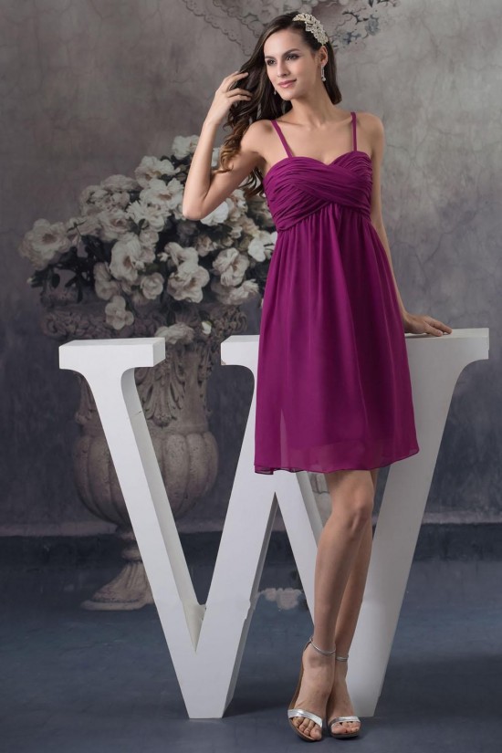 Empire Spaghetti Strap Short Chiffon Bridesmaid Dresses/Wedding Party Dresses/Maternity Dresses BD010409 Empire Spaghetti Strap Short Chiffon Bridesmaid Dresses/Wedding Party Dresses/Maternity Dresses BD010409