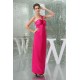 Sheath One-Shoulder Hot Pink Long Bridesmaid Dresses/Wedding Party Dresses BD010433 Sheath One-Shoulder Hot Pink Long Bridesmaid Dresses/Wedding Party Dresses BD010433