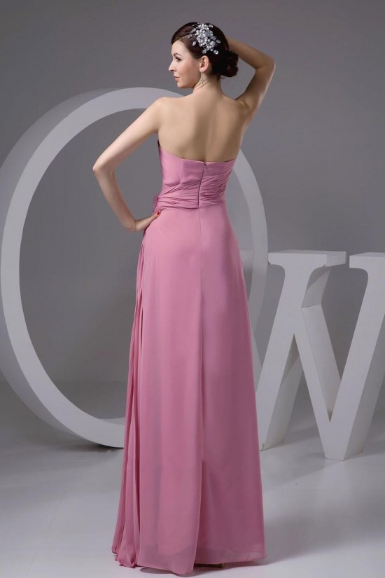 A-Line Strapless Long Chiffon Bridesmaid Dresses/Wedding Party Dresses BD010435 A-Line Strapless Long Chiffon Bridesmaid Dresses/Wedding Party Dresses BD010435