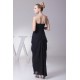 Sheath/Column Strapless Black Floor-Length Chiffon Bridesmaid Dresses/Wedding Party Dresses BD010442 Sheath/Column Strapless Black Floor-Length Chiffon Bridesmaid Dresses/Wedding Party Dresses BD010442