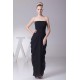 Sheath/Column Strapless Black Floor-Length Chiffon Bridesmaid Dresses/Wedding Party Dresses BD010442 Sheath/Column Strapless Black Floor-Length Chiffon Bridesmaid Dresses/Wedding Party Dresses BD010442