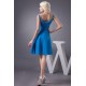 A-Line Beaded Spaghetti Strap Short Blue Chiffon Bridesmaid Dresses/Wedding Party Dresses BD010451 A-Line Beaded Spaghetti Strap Short Blue Chiffon Bridesmaid Dresses/Wedding Party Dresses BD010451
