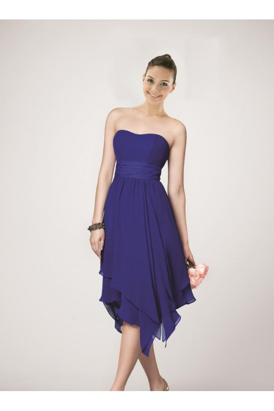 A-Line Strapless Short Chiffon Bridesmaid Dresses/Wedding Party Dresses BD010474 A-Line Strapless Short Chiffon Bridesmaid Dresses/Wedding Party Dresses BD010474