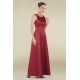 A-Line Long Red Satin Bridesmaid Dresses/Wedding Party Dresses BD010477 A-Line Long Red Satin Bridesmaid Dresses/Wedding Party Dresses BD010477