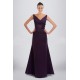 A-Line V-Neck Floor-Length Purple Chiffon Bridesmaid Dresses/Wedding Party Dresses BD010485 A-Line V-Neck Floor-Length Purple Chiffon Bridesmaid Dresses/Wedding Party Dresses BD010485