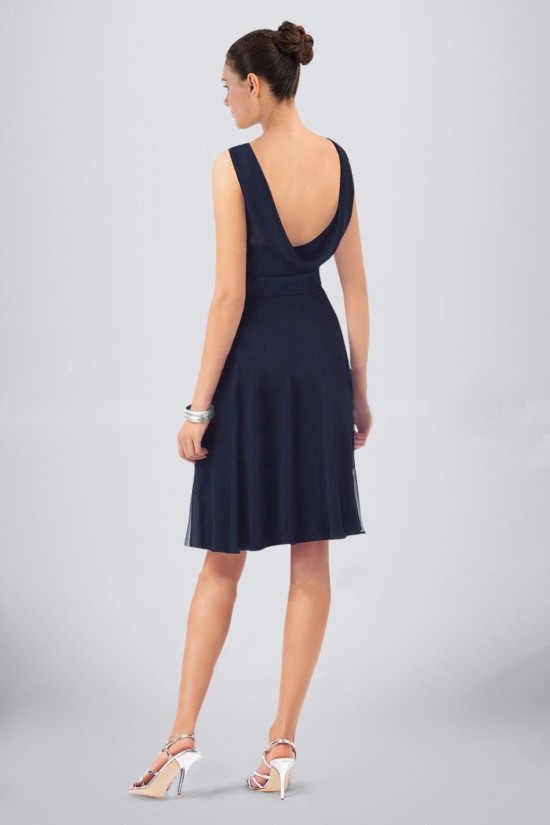 A-Line Short Chiffon Knee-Length Bridesmaid Dresses/Wedding Party Dresses BD010486