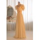 A-Line V-Neck Yellow Floor-Length Chiffon Bridesmaid Dresses/Wedding Party Dresses BD010497 A-Line V-Neck Yellow Floor-Length Chiffon Bridesmaid Dresses/Wedding Party Dresses BD010497