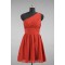 A-Line One-Shoulder Short Chiffon Bridesmaid Dresses/Evening Dresses BD010510