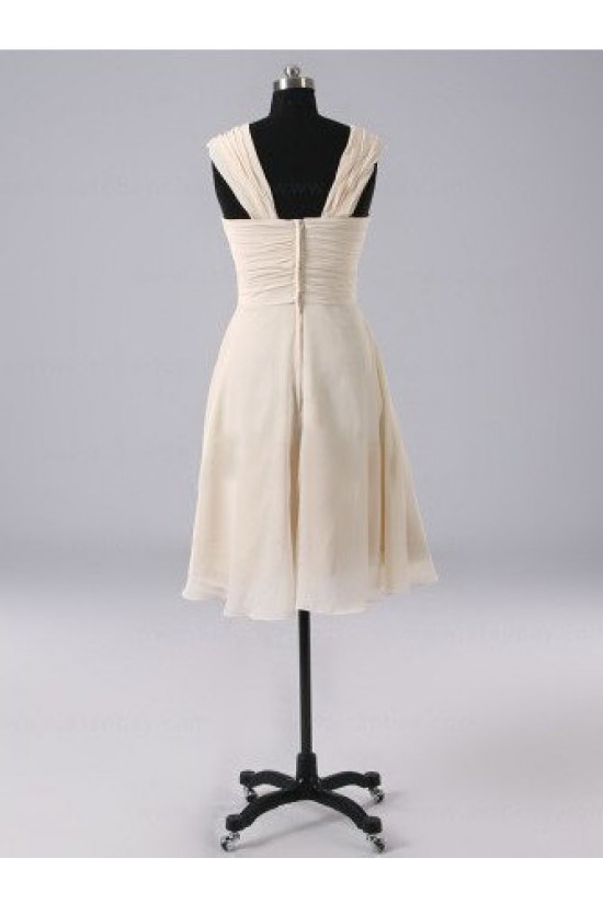 A-Line Short Chiffon Bridesmaid Dresses/Evening Dresses BD010512 A-Line Short Chiffon Bridesmaid Dresses/Evening Dresses BD010512