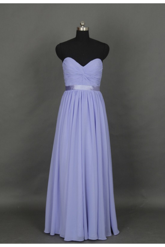 A-Line Sweetheart Long Chiffon Bridesmaid Dresses/Evening Dresses BD010524 A-Line Sweetheart Long Chiffon Bridesmaid Dresses/Evening Dresses BD010524