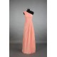 A-Line One-Shoulder Long Chiffon Bridesmaid Dresses/Evening Dresses BD010527 A-Line One-Shoulder Long Chiffon Bridesmaid Dresses/Evening Dresses BD010527