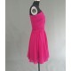 A-Line One-Shoulder Hot Pink Short Chiffon Bridesmaid Dresses/Evening Dresses BD010530 A-Line One-Shoulder Hot Pink Short Chiffon Bridesmaid Dresses/Evening Dresses BD010530