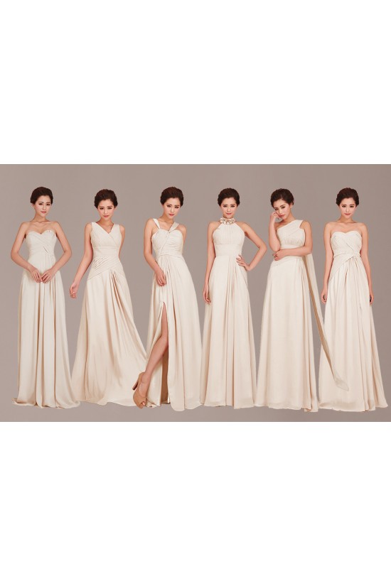 A-Line Long Pink Chiffon Bridesmaid Dresses/Evening Dresses BD010542 A-Line Long Pink Chiffon Bridesmaid Dresses/Evening Dresses BD010542