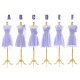 A-Line Short Chiffon Bridesmaid Dresses/Evening Dresses BD010543