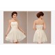 A-Line Strapless Short Chiffon Bridesmaid Dresses/Evening Dresses BD010545 A-Line Strapless Short Chiffon Bridesmaid Dresses/Evening Dresses BD010545