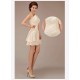 A-Line One-Shoulder Short Chiffon Bridesmaid Dresses/Evening Dresses BD010546