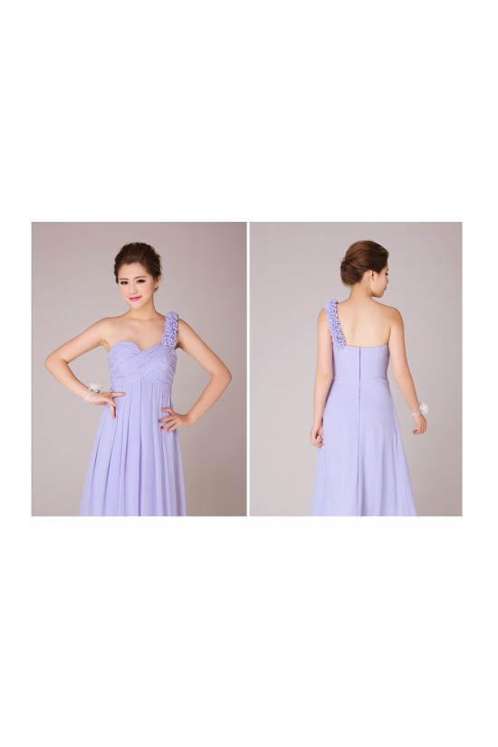 Empire One-Shoulder Long Chiffon Bridesmaid Dresses/Evening Dresses/Maternity Dresses BD010555 Empire One-Shoulder Long Chiffon Bridesmaid Dresses/Evening Dresses/Maternity Dresses BD010555